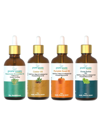 الروتين الأقوى لعلاج تساقط الشعر واعادة ملء الفراغات من بيور بيور للزيوت الطبيعية