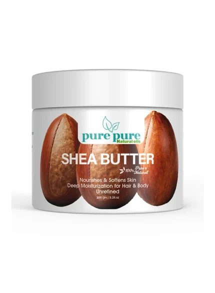 زبدة الشيا الخام طبيعية 100%