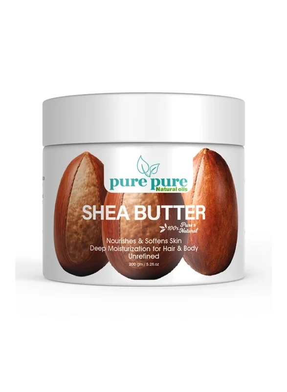 زبدة الشيا الخام طبيعية 100%